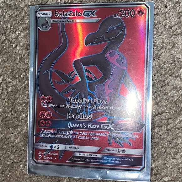 Pokemon | Other | Pokemon Fa Salazzle Gx Psa 9 | Poshmark